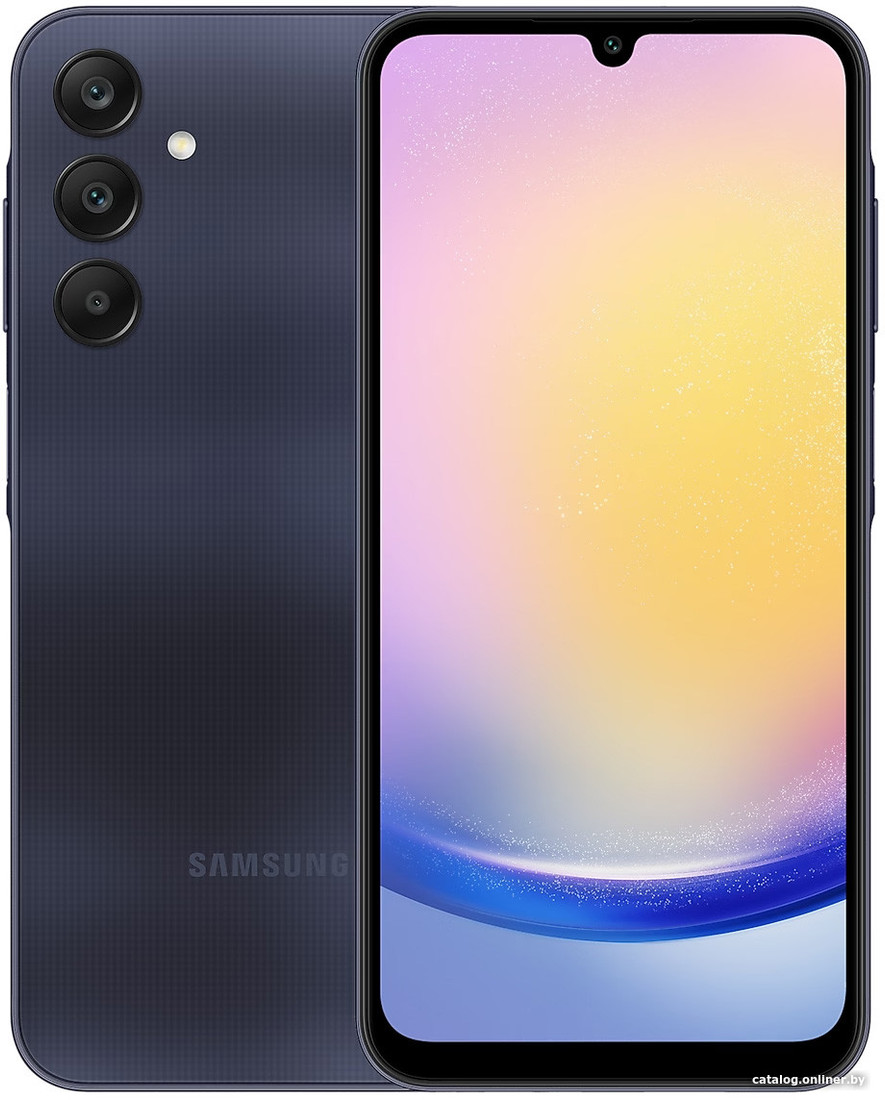 Телефон Samsung Galaxy A25 8GB/128GB (темно-синий, без Samsung Pay)- фото