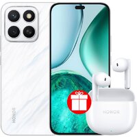 Телефон HONOR X8c ABR-LX1 6GB/128GB международная версия (белый) и наушники HONOR Earbuds X6 по акции- фото