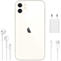 Телефон Apple iPhone 11 64GB Dual SIM (белый)- фото5