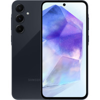 Телефон Samsung Galaxy A55 SM-A556E 8GB/256GB + Яндекс Станция Лайт (темно-синий)- фото