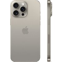 Телефон Apple iPhone 15 Pro Max 256GB (природный титан)- фото2