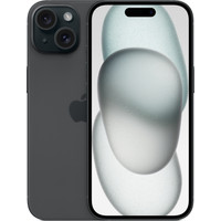 Телефон Apple iPhone 15 Dual SIM 128GB (черный)- фото