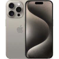 Телефон Apple iPhone 15 Pro 128GB (природный титан)- фото