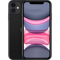 Телефон Apple iPhone 11 64GB Dual SIM (черный)- фото