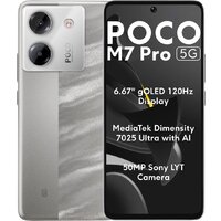 Телефон POCO M7 Pro 5G 12GB/256GB международная версия (серебристый)- фото