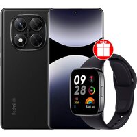Телефон Xiaomi Redmi Note 14 Pro 5G 12GB/256GB международная версия (черный) + умные часы Xiaomi Redmi Watch 3 (черный) по акции- фото