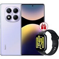 Телефон Xiaomi Redmi Note 14 Pro 12GB/512GB международная версия (фиолетовый) + умные часы Xiaomi Redmi Watch 5 Active (черный) по акции- фото