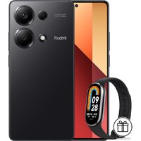 Телефон Xiaomi Redmi Note 13 Pro 4G 8GB/128GB с NFC международная версия (полуночный черный) и Xiaomi Smart Band 8 (серый) по акции- фото