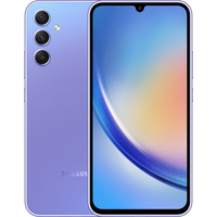 Телефон Samsung Galaxy A34 5G SM-A346E/DSN 8GB/128GB (лавандовый)- фото