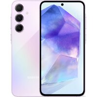 Телефон Samsung Galaxy A55 SM-A556E 8GB/256GB + Яндекс Станция Лайт (лиловый)- фото