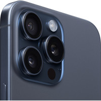 Телефон Apple iPhone 15 Pro Max Dual SIM 1TB (синий титан)- фото4