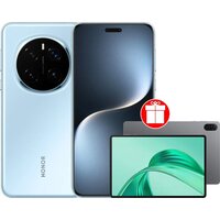 Телефон HONOR Magic7 Pro 12GB/512GB международная версия (голубой) + планшет HONOR Pad X8a (серый) по акции- фото