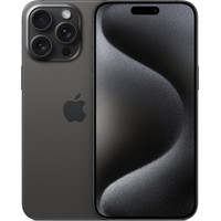 Телефон Apple iPhone 15 Pro Max 1TB (черный титан)- фото