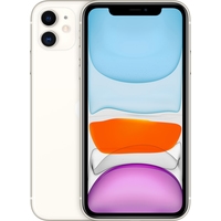 Телефон Apple iPhone 11 64GB Dual SIM (белый)- фото