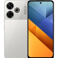 Телефон POCO M6 8GB/256GB с NFC международная версия (серебристый)- фото