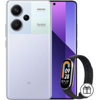Телефон Xiaomi Redmi Note 13 Pro+ 5G 12GB/512GB с NFC международная версия (фиолетовое сияние) и Xiaomi Smart Band 8 (серый) по акции- фото