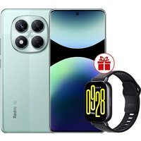 Телефон Xiaomi Redmi Note 14 Pro 5G 12GB/256GB международная версия (зеленый) + умные часы Xiaomi Redmi Watch 5 Active (черный) по акции- фото
