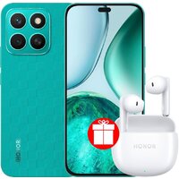 Телефон HONOR X8c ABR-LX1 8GB/256GB международная версия (зеленый) и наушники HONOR Earbuds X6 по акции- фото