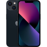 Телефон Apple iPhone 13 Dual SIM 256GB (темная ночь)- фото