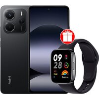 Телефон Xiaomi Redmi Note 14 8GB/128GB международная версия (черный) + умные часы Xiaomi Redmi Watch 3 (черный) по акции- фото