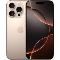 Телефон Apple iPhone 16 Pro Dual SIM 256GB (пустынный титан)- фото
