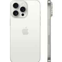 Телефон Apple iPhone 15 Pro Max Dual SIM 256GB (белый титан)- фото2