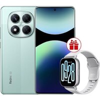 Телефон Xiaomi Redmi Note 14 Pro 5G 12GB/256GB международная версия (зеленый) + умные часы Xiaomi Redmi Watch 5 Active (серебристый) по акции- фото