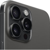 Телефон Apple iPhone 15 Pro Max eSIM 256GB (черный титан)- фото4