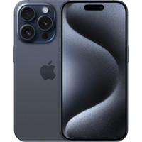 Телефон Apple iPhone 15 Pro Dual SIM 1TB (синий титан)- фото