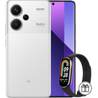 Телефон Xiaomi Redmi Note 13 Pro+ 5G 12GB/512GB с NFC международная версия (лунный белый) и Xiaomi Smart Band 8 (серый) по акции- фото