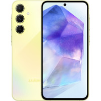 Телефон Samsung Galaxy A55 SM-A556E 8GB/128GB + Яндекс Станция Лайт (желтый)- фото