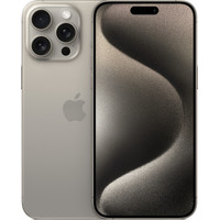 Телефон Apple iPhone 15 Pro Max Dual SIM 512GB (природный титан)- фото