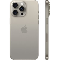 Телефон Apple iPhone 15 Pro Max Dual SIM 512GB (природный титан)- фото2