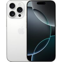 Телефон Apple iPhone 16 Pro Dual eSim 256GB (белый титан)- фото