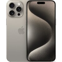 Телефон Apple iPhone 15 Pro Max 256GB (природный титан)- фото