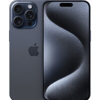 Телефон Apple iPhone 15 Pro Max Dual SIM 1TB (синий титан)- фото
