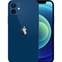 Телефон Apple iPhone 12 Dual SIM 64GB (синий)- фото