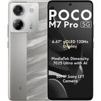 Телефон POCO M7 Pro 5G 8GB/256GB международная версия (серебристый)- фото