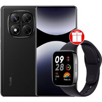 Телефон Xiaomi Redmi Note 14 Pro 12GB/512GB международная версия (черный) + умные часы Xiaomi Redmi Watch 3 (черный) по акции- фото