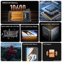 Телефон Oukitel WP38 6GB/256GB (черный)- фото2
